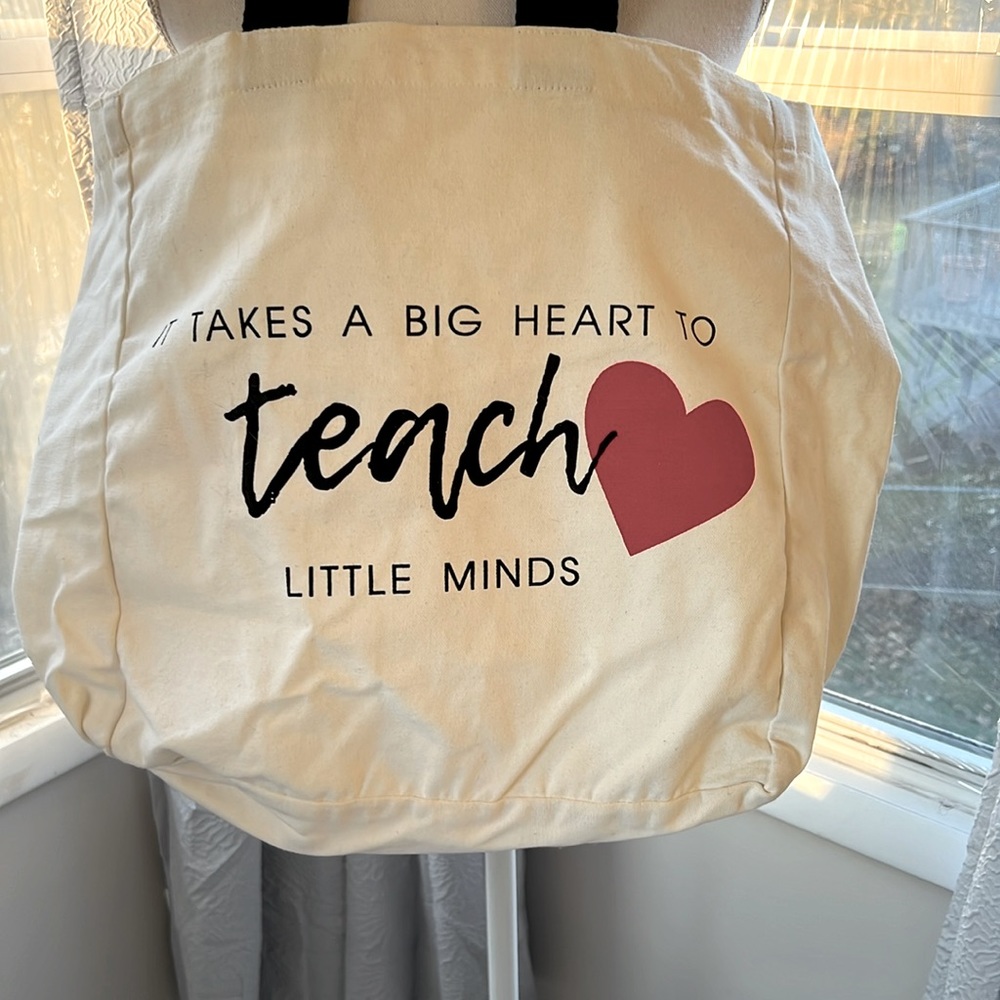 Canvas teacher tote!